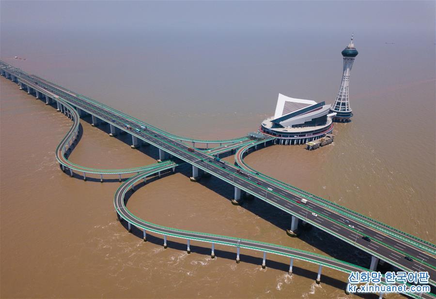 （图文互动）（1）大桥横架飞虹 十载显现峥嵘——杭州湾跨海大桥建成通车十周年